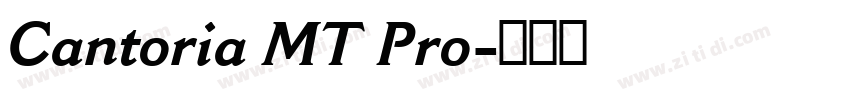 Cantoria MT Pro字体转换